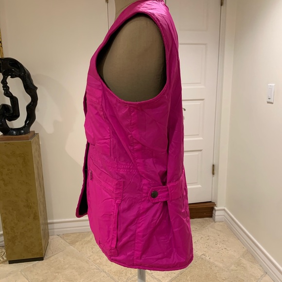 Sporty pink vest lined with fleece - Picture 6 of 9